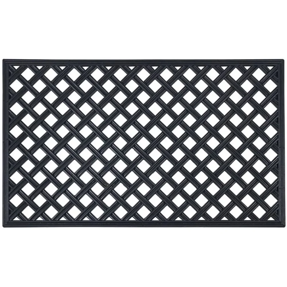 Achim Home Furnishings Wrought Iron Rubber Door Mat, 18